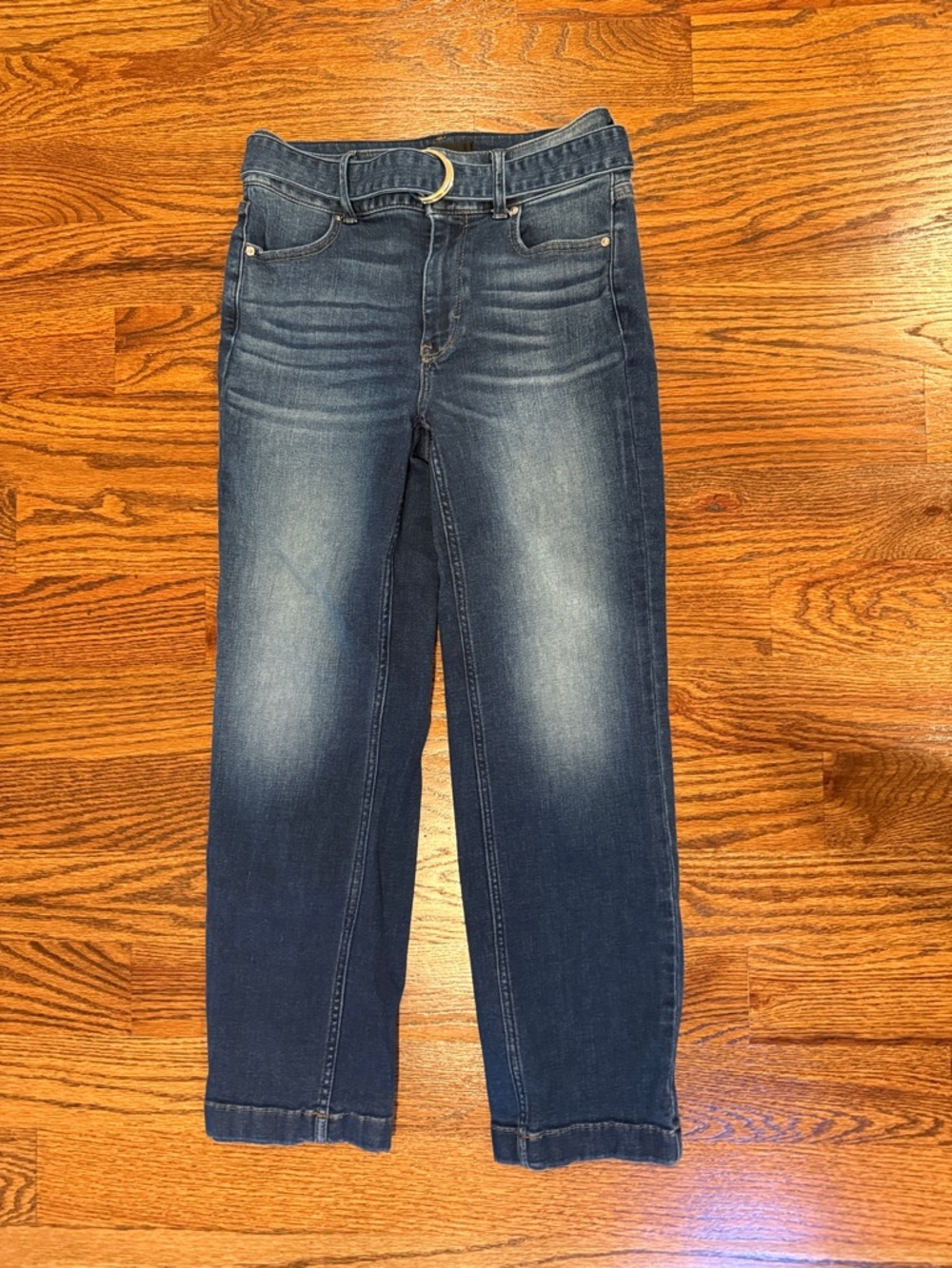 White House Black Market Navy Blue High-Rise Jeans